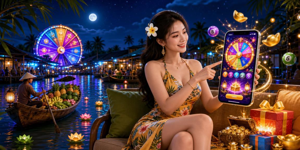 Bàn roulette sinh động tại miền Tây sông nước